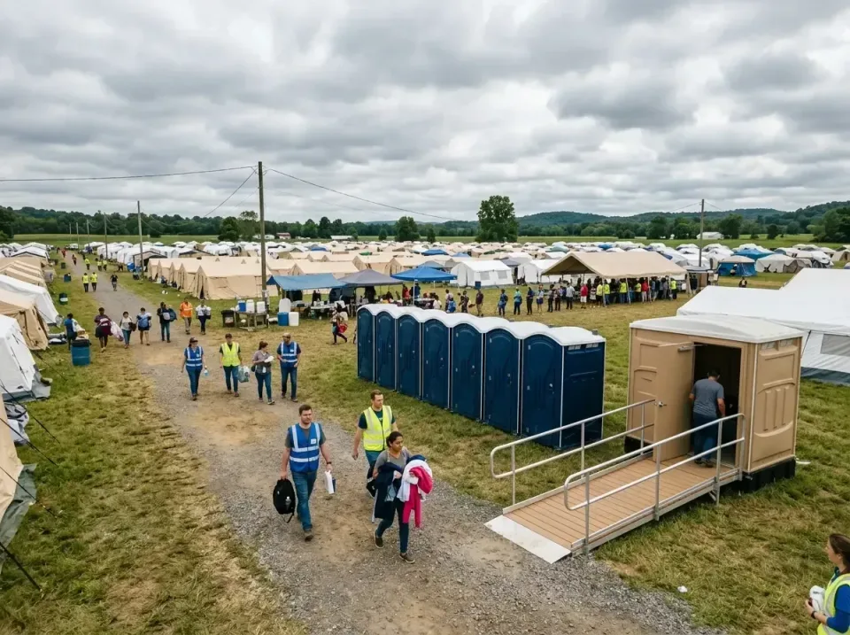 disaster-relief-camp-restrooms-010 — frequently asked questions, Dumpster & Portable Bathrooms Rental in Brown Station, MD